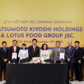 Lễ ký kết hợp tác giữa Matsumoto Kiyoshi & Lotus Food Group